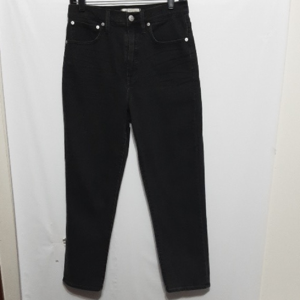 Madewell Classic Straight Women's 27 Black Straight Leg Jeans